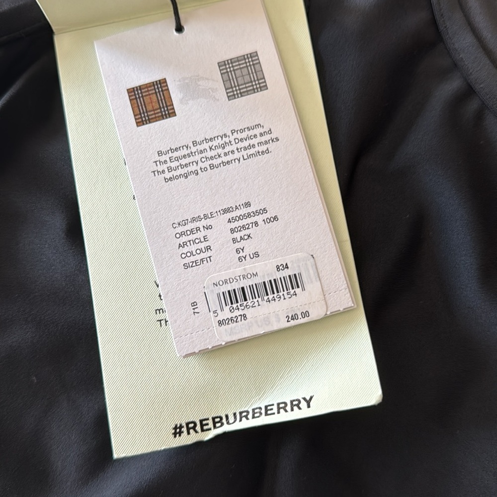 Burberry Swimsuit Girls - BRAND NEW AUTHENTIC - Picture 4 of 4
